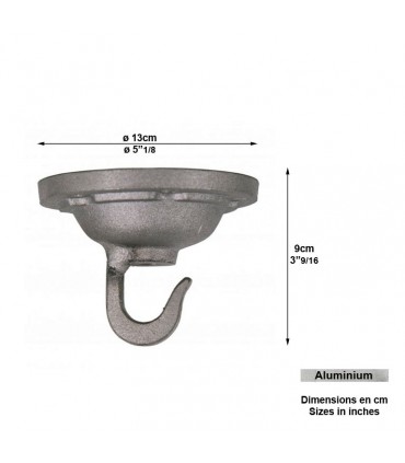 Plafonnier en aluminium pour suspensions
