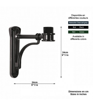 Console BERGEN pour luminaire - 24cm