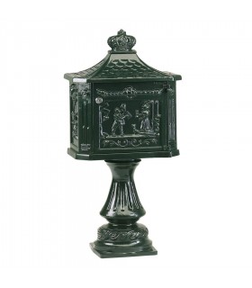 Boite aux lettres B2D sur potelet 78cm