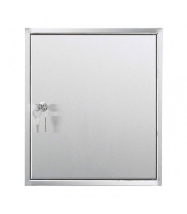 Porte de boite à lettres dans cadre à sceller