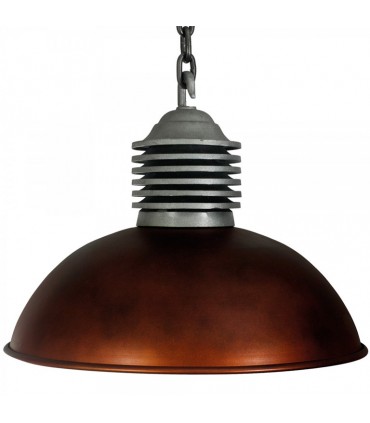 Suspension à chaine OLD INDUSTRIE en aluminium ø 50cm hauteur 42cm