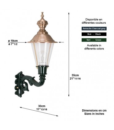 Luminaire HOORN M sur console - 55cm 