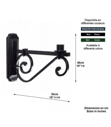 Console VAALS pour luminaire - lgr 50cm