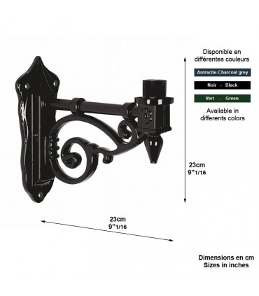 Console EDAM pour luminaire - 23cm