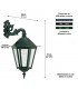 Luminaire M32 en applique sous potence - 51cm