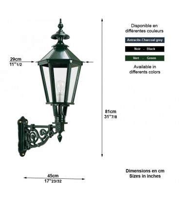 Luminaire mural sur console  Weesp L sur console - 81cm