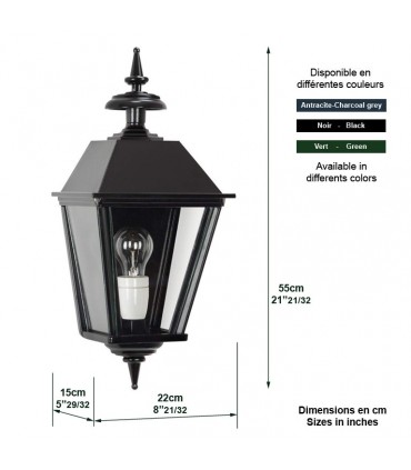 Luminaire mural DELFT M à plaquer contre un mur - 55cm
