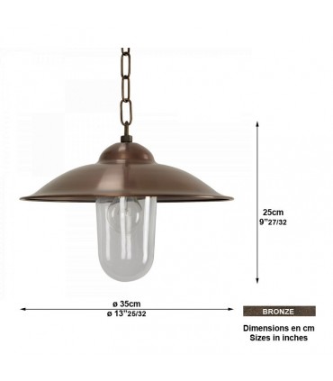 Plafonnier à chaîne VIENNA 25cm