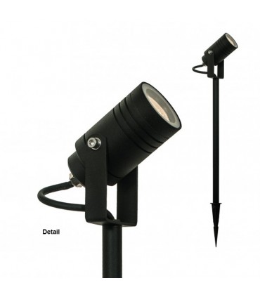Spot au sol à ancrer BEAMY L 55cm