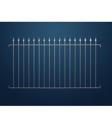 Grille de cloture PISA 12 prête à poser