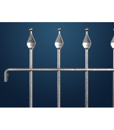Grille de cloture PISA 12 prête à poser