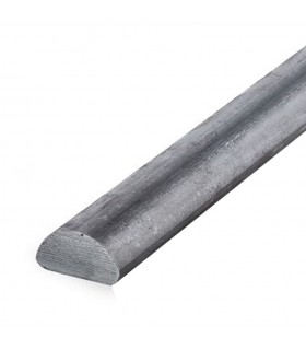 Main courante 1/2 rond 40x20mm longueur 3m