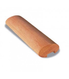 Main courante ovale en moabi 70x35mm longueur 2m