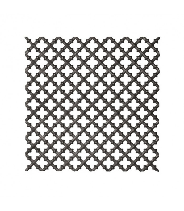 Grilles en fonte doubles faces 560x560mm pour décoration claustras ou croisées
