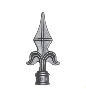 Pointe de lance fleur de lys hauteur 125mm