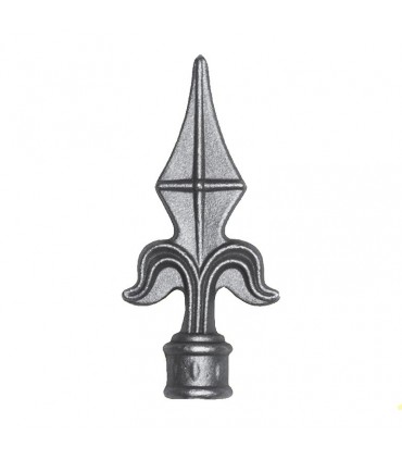 Pointe de lance fleur de lys hauteur 125mm
