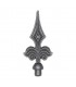Pointe de lance fleur de lys hauteur 135mm