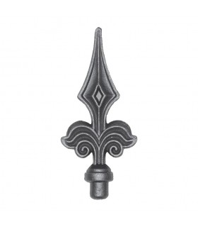 Pointe de lance en forme de fleur de lys hauteur 160mm
