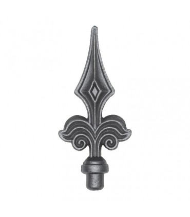 Pointe de lance en forme de fleur de lys hauteur 160mm