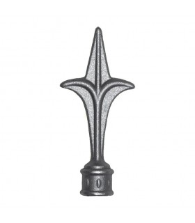 Pointe de lance en forme de fleur de lys hauteur 125mm