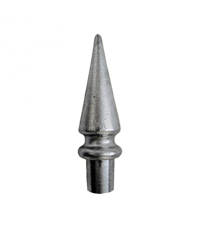 Pointe de lance 70mm embouts de 13-5mm pour clotures et portails aluminium