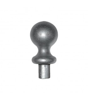 Pointe de lance aluminium Ø16mm hauteur 50mm