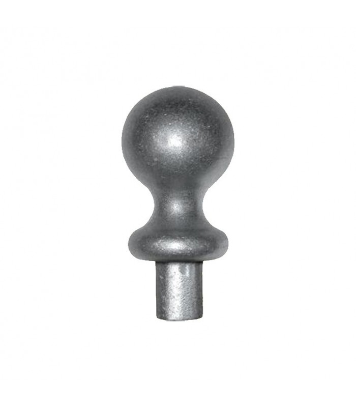 Pointe de lance 50mm embouts de 16mm en aluminium pour clotures ou portails