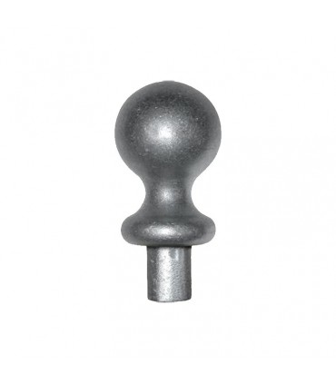 Pointe de lance aluminium Ø16mm hauteur 50mm