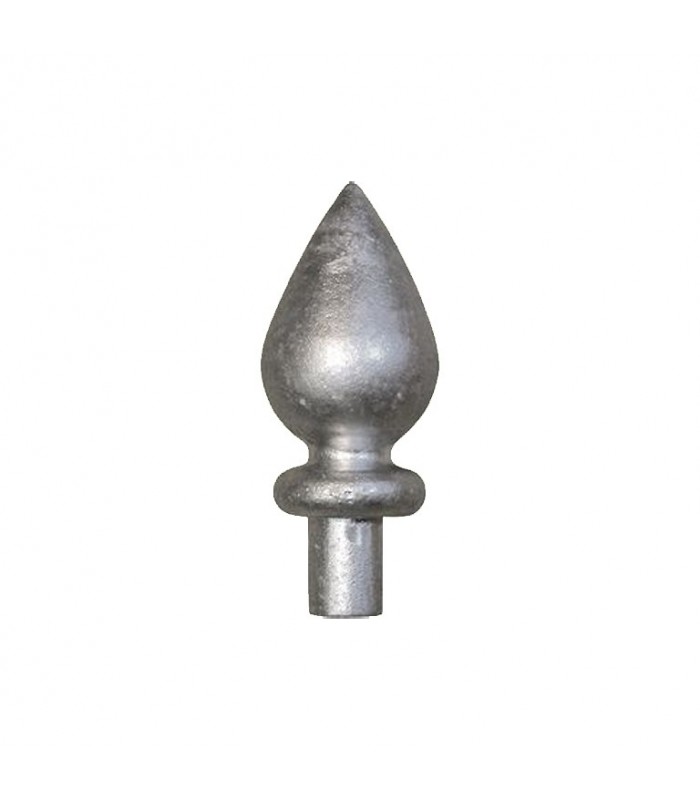 Pointes de lances 65mm embouts de 12mm en aluminium pour poteaux de clôtures