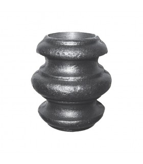 Manchon Garniture haute à souder pour poteau ø40mm