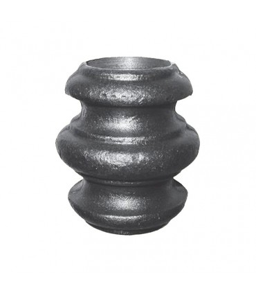 Manchon Garniture haute à souder pour poteau ø40mm