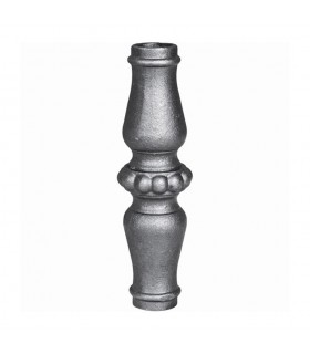 Manchon garniture haute en fonte aciérée pour balustre diamètre 16mm