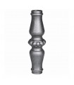 Manchons garnitures 130mm alésage ø16mm haute en fonte aciérée pour balustre