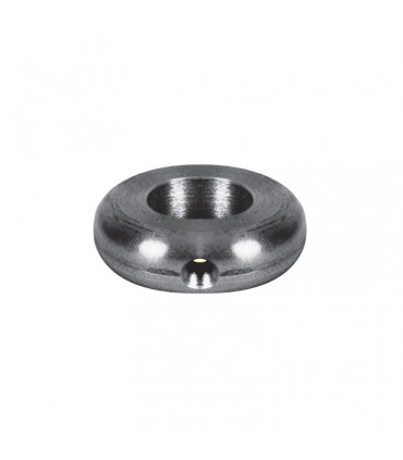 Olive, garniture de barreau diametre 14mm acier tourné et vis de blocage