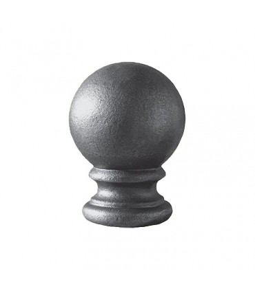 Boule de départ, pommeau pour poteau ou escalier en acier forgé Hauteur 100mm