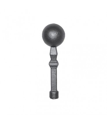 Décoration pour barreaux ou balustres en acier forgé hauteur 125mm