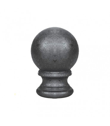 Boule de départ de rampe d'escalier en fonte pommeau hauteur 100mm
