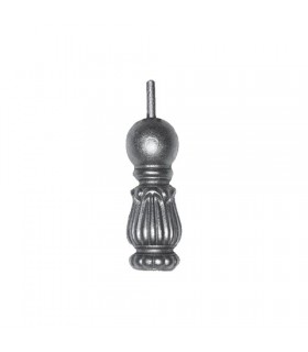 Garniture haute sous lisse fonte avec insert incliné hauteur 105mm