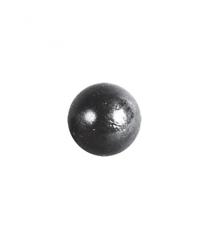 Bille boule de forge sphère ø15mm pleine lisse en acier forgé