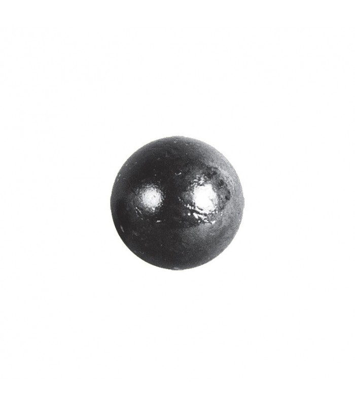 Bille boule de forge sphère ø20mm pleine lisse en acier forgé