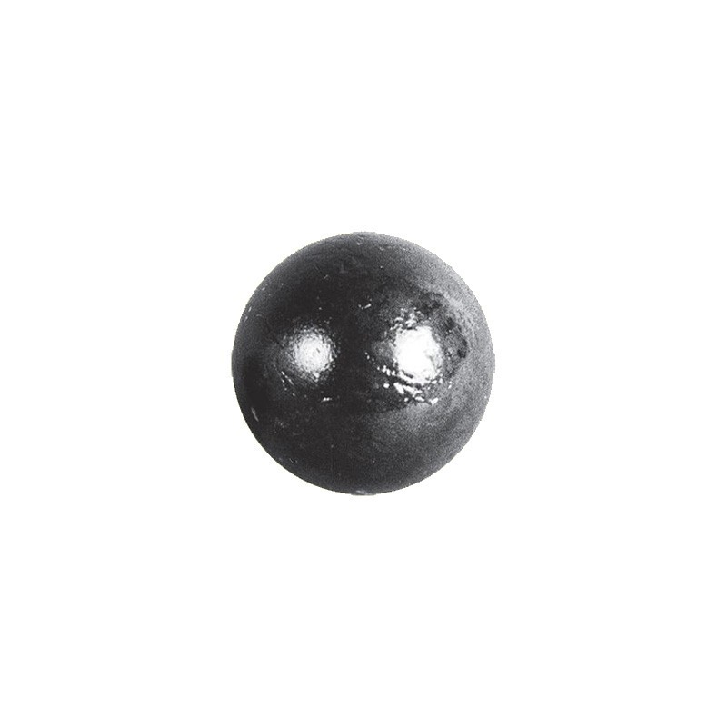 Bille boule de forge sphère ø20mm pleine lisse en acier forgé Bille