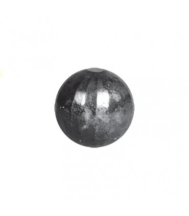 Bille boule de forge sphère pleine à facettes en acier forgé diametre 25mm