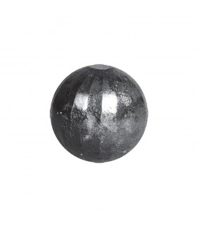 Bille boule de forge sphère pleine à facettes en acier forgé diametre 60mm