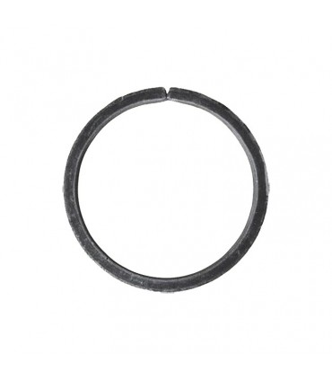 Cercle diamètre 110mm ext plat de 12x6mm en acier roulé non soudé.