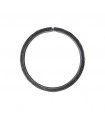 Cercle diamètre 110mm ext plat de 12x6mm en acier roulé non soudé.