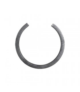 Cercle diamètre 110mm ext plat de 20x6mm lisse en acier roulé non soudé.