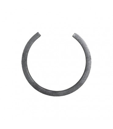 Cercle diamètre 110mm ext plat de 20x6mm lisse en acier roulé non soudé.