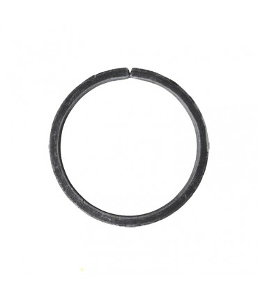 Cercle diamètre 100mm ext plat de 14x6mm en acier roulé non soudé.