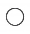 Cercle diamètre 100mm ext plat de 14x6mm en acier roulé non soudé.