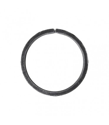 Cercle diamètre 100mm ext plat de 20x6mm en acier roulé non soudé.